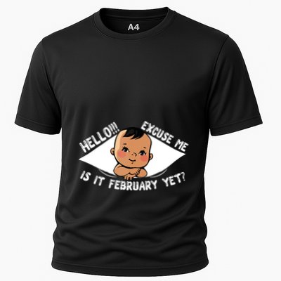 Excuse Me Is It February Yet Pregnancy Pregnant Mom To Be Performance Shirt