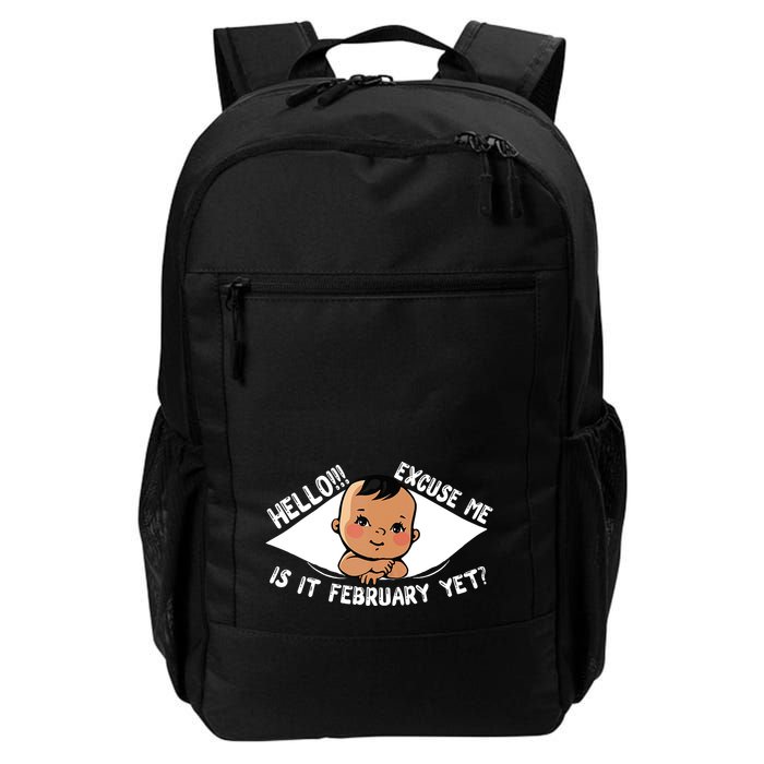 Excuse Me Is It February Yet Pregnancy Pregnant Mom To Be Backpack