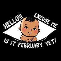 Excuse Me Is It February Yet Pregnancy Pregnant Mom To Be Backpack