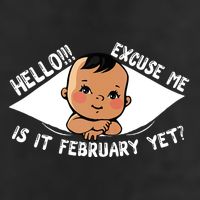 Excuse Me Is It February Yet Pregnancy Pregnant Mom To Be Adult Drive Performance Visor