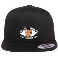 Excuse Me Is It February Yet Pregnancy Pregnant Mom To Be Flatbill Hat