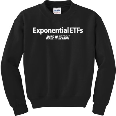 Exponentialetfs Made In Detroit Kids Sweatshirt