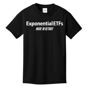 Exponentialetfs Made In Detroit Kids T-Shirt