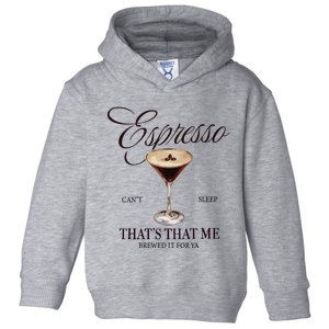 Espresso Martini Jesus Was A Carpenter Toddler Hoodie