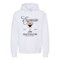 Espresso Martini Jesus Was A Carpenter Premium Hoodie