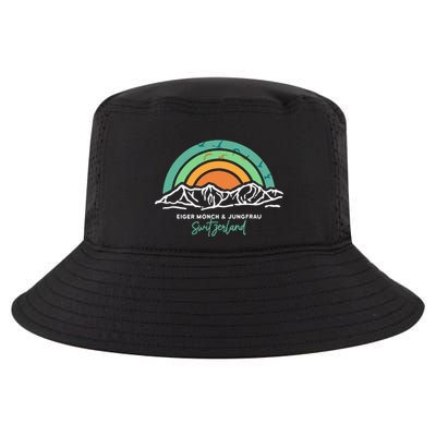 Eiger MöNch Jungfrau Eiger Monk Virgin Mountain Switzerland Cool Comfort Performance Bucket Hat