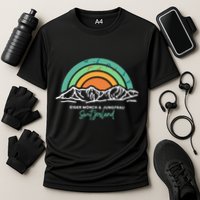 Eiger MöNch Jungfrau Eiger Monk Virgin Mountain Switzerland Cooling Performance Crew T-Shirt
