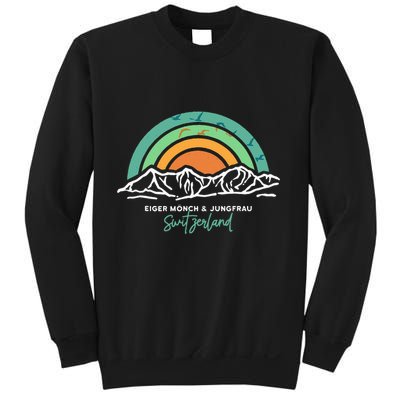 Eiger MöNch Jungfrau Eiger Monk Virgin Mountain Switzerland Sweatshirt