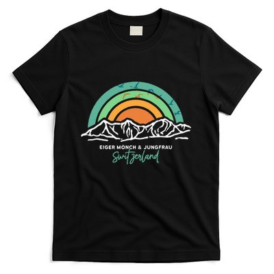 Eiger MöNch Jungfrau Eiger Monk Virgin Mountain Switzerland T-Shirt