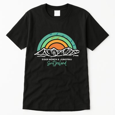 Eiger MöNch Jungfrau Eiger Monk Virgin Mountain Switzerland Tall T-Shirt