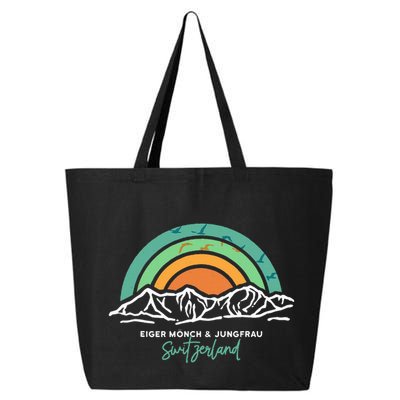 Eiger MöNch Jungfrau Eiger Monk Virgin Mountain Switzerland 25L Jumbo Tote