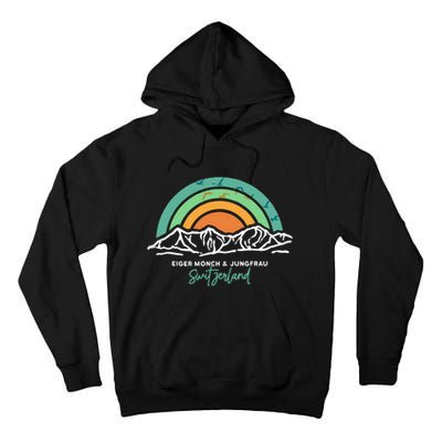 Eiger MöNch Jungfrau Eiger Monk Virgin Mountain Switzerland Tall Hoodie