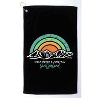 Eiger MöNch Jungfrau Eiger Monk Virgin Mountain Switzerland Golf Towel