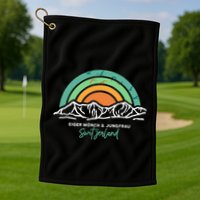 Eiger MöNch Jungfrau Eiger Monk Virgin Mountain Switzerland Golf Towel