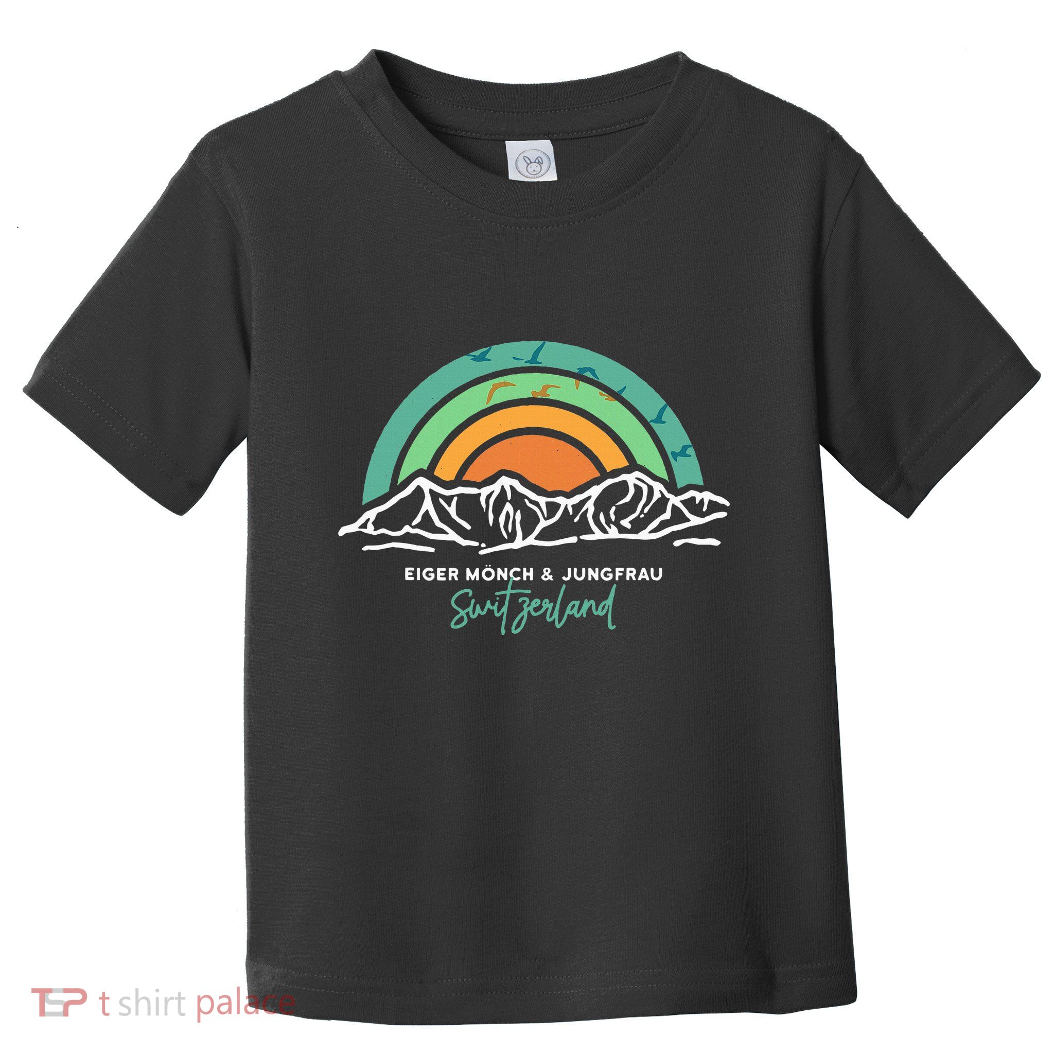 Eiger MöNch Jungfrau Eiger Monk Virgin Mountain Switzerland Toddler T-Shirt