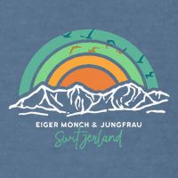 Eiger MöNch Jungfrau Eiger Monk Virgin Mountain Switzerland Garment-Dyed Sweatshirt