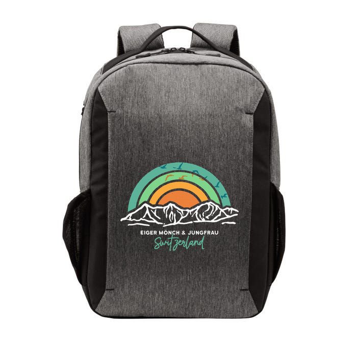 Eiger MöNch Jungfrau Eiger Monk Virgin Mountain Switzerland Vector Backpack