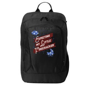 Expecting My Little Firecracker Gift City Backpack