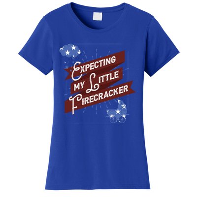 Expecting My Little Firecracker Gift Women's T-Shirt