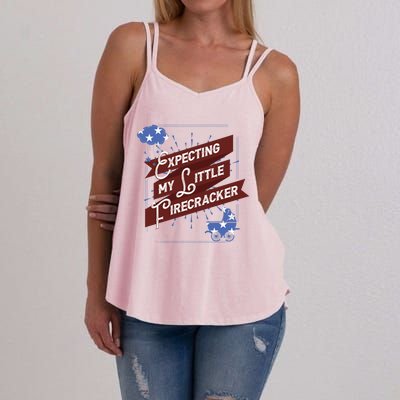 Expecting My Little Firecracker Gift Women's Strappy Tank