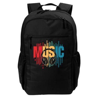 Electronic Music Lover Dj Retro Headphones Daily Commute Backpack