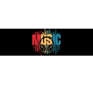 Electronic Music Lover Dj Retro Headphones Bumper Sticker