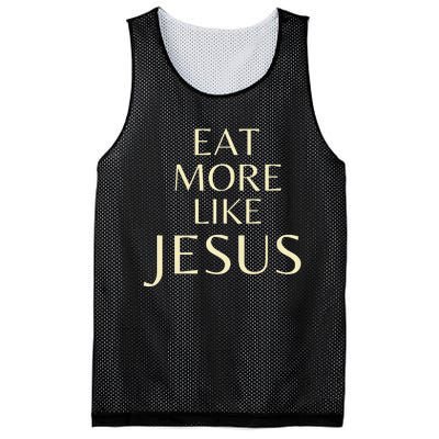 Eat More Like Jesus Mesh Reversible Basketball Jersey Tank