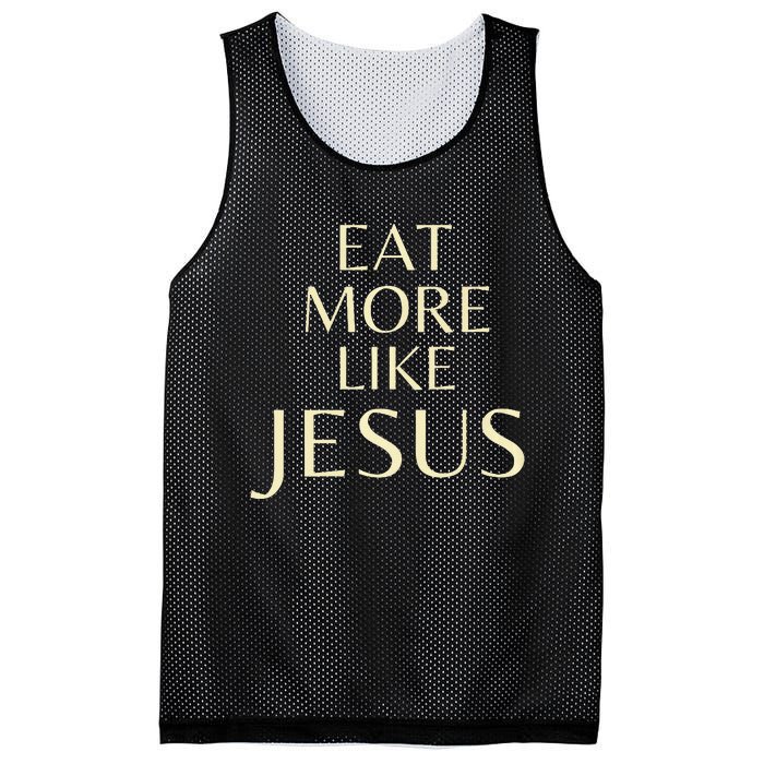 Eat More Like Jesus Mesh Reversible Basketball Jersey Tank