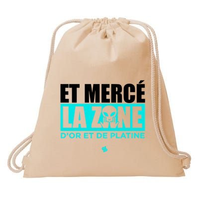 Et Mercé La Zane DOr Et De Platine Drawstring Bag