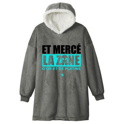 Et Mercé La Zane DOr Et De Platine Hooded Wearable Blanket
