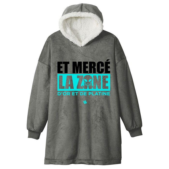 Et Mercé La Zane DOr Et De Platine Hooded Wearable Blanket