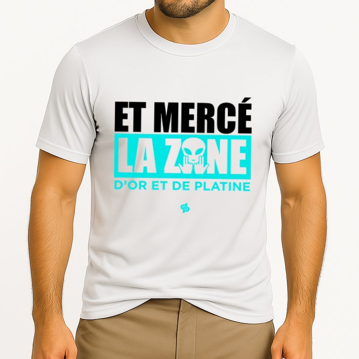Et Mercé La Zane DOr Et De Platine Cooling Performance Crew T-Shirt