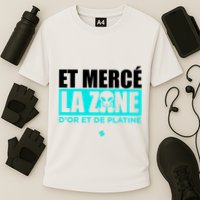 Et Mercé La Zane DOr Et De Platine Cooling Performance Crew T-Shirt