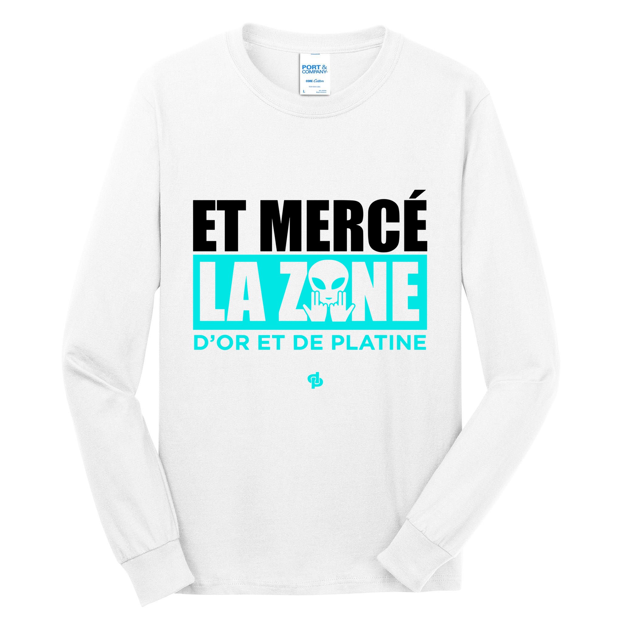 Et Mercé La Zane DOr Et De Platine Tall Long Sleeve T-Shirt