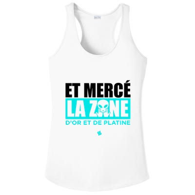 Et Mercé La Zane DOr Et De Platine Ladies PosiCharge Competitor Racerback Tank