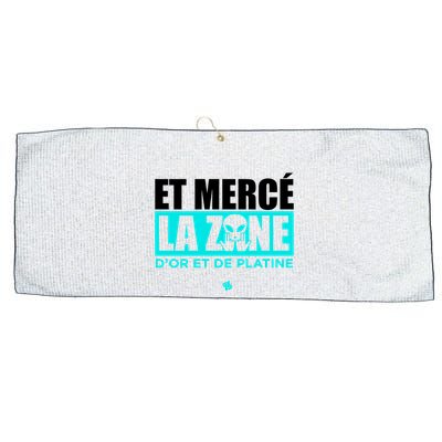 Et Mercé La Zane DOr Et De Platine Large Microfiber Waffle Golf Towel