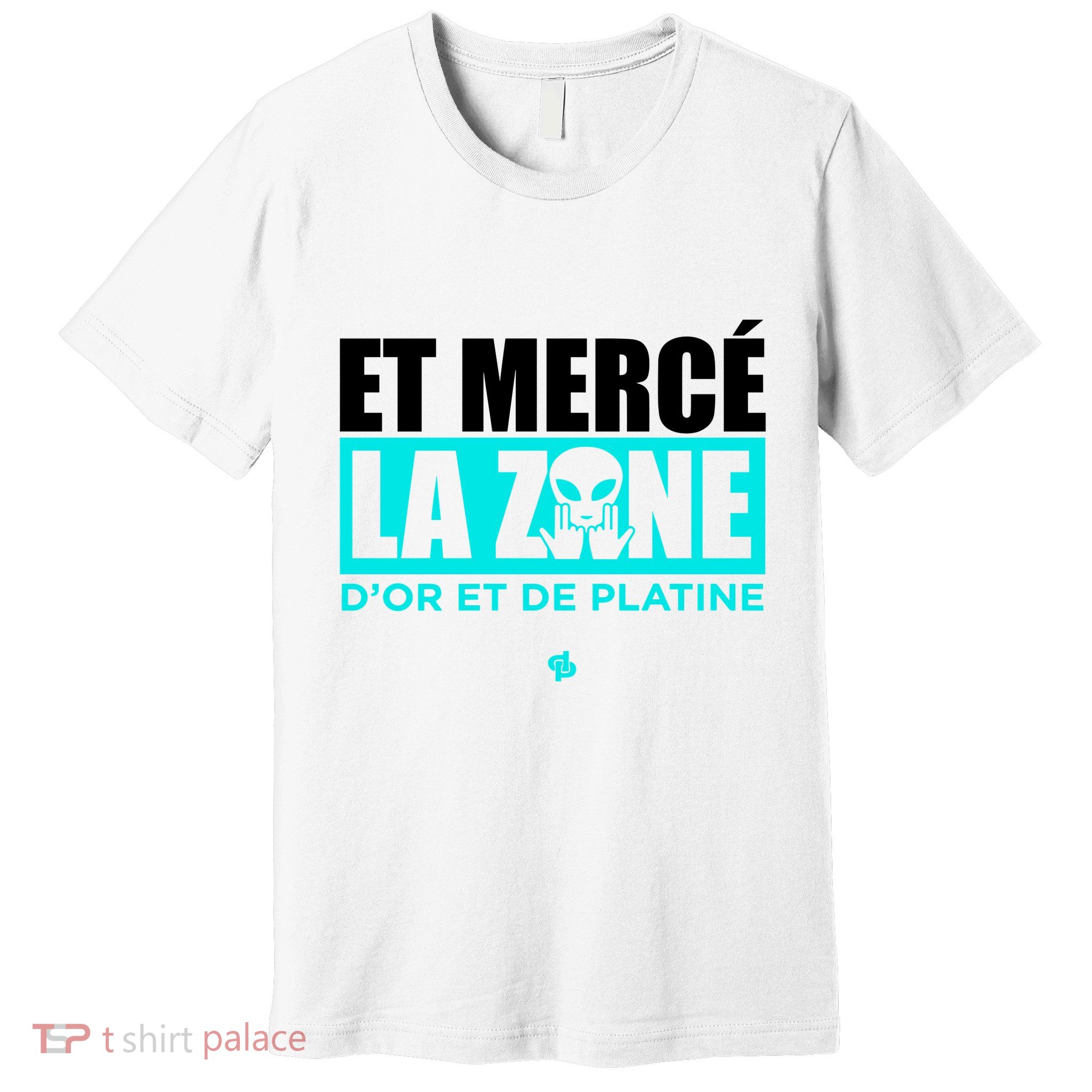 Et Mercé La Zane DOr Et De Platine Premium T-Shirt