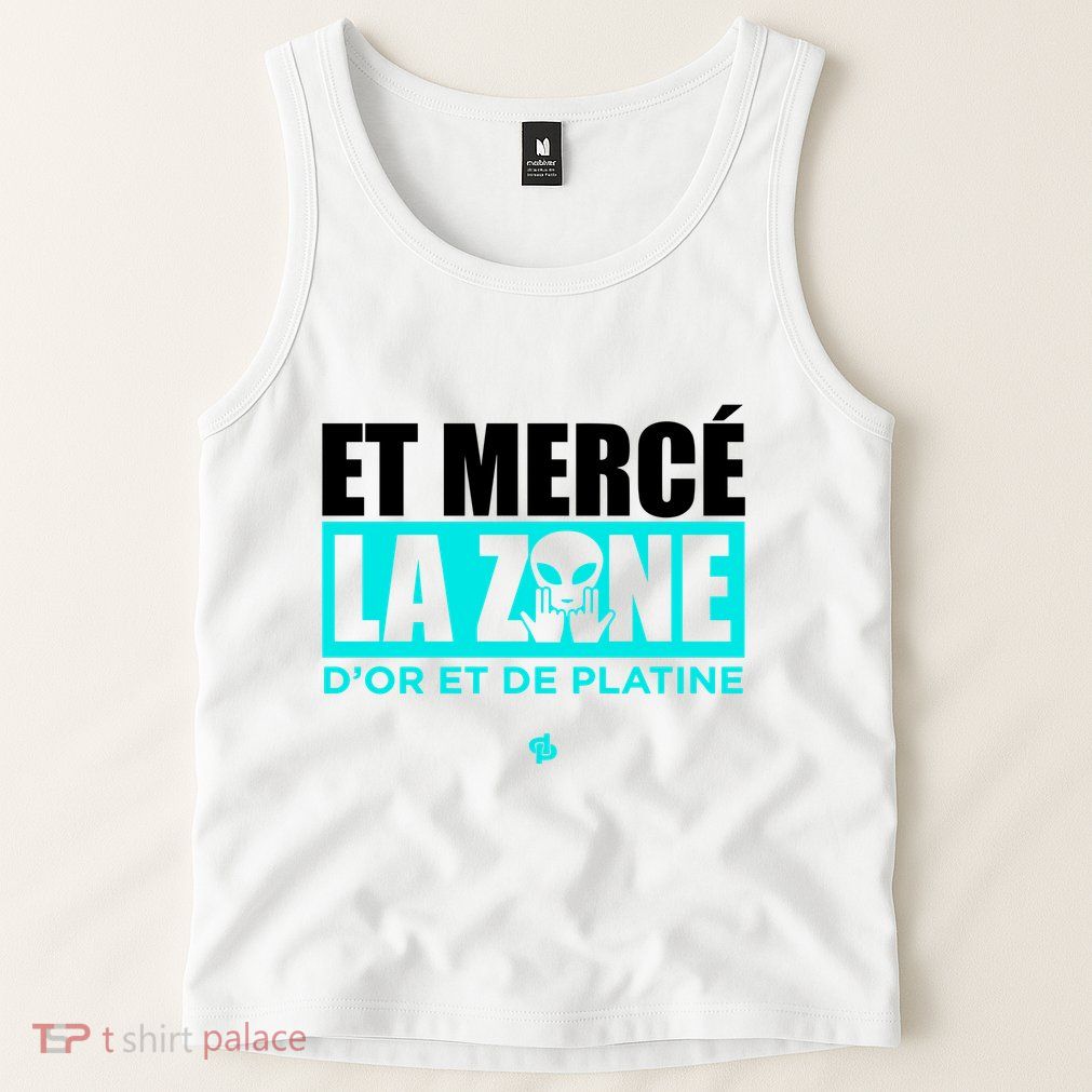 Et Mercé La Zane DOr Et De Platine Tank Top