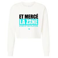 Et Mercé La Zane DOr Et De Platine Cropped Pullover Crew
