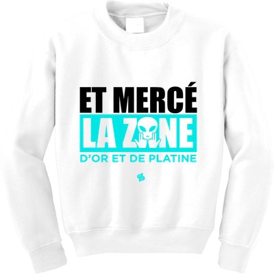 Et Mercé La Zane DOr Et De Platine Kids Sweatshirt