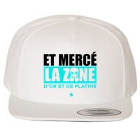 Et Mercé La Zane DOr Et De Platine Wool Snapback Cap