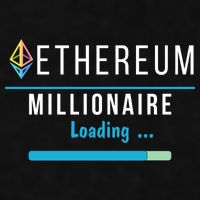 Ethereum Millionaire Loading, Blockchain, ETH Crypto, HODL ETH Ladies PosiCharge Tri-Blend Wicking Tank