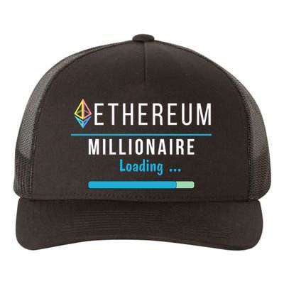 Ethereum Millionaire Loading, Blockchain, ETH Crypto, HODL ETH Yupoong Adult 5-Panel Trucker Hat