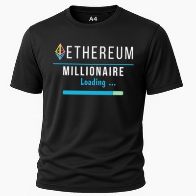 Ethereum Millionaire Loading, Blockchain, ETH Crypto, HODL ETH Performance Shirt