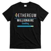 Ethereum Millionaire Loading, Blockchain, ETH Crypto, HODL ETH T-Shirt