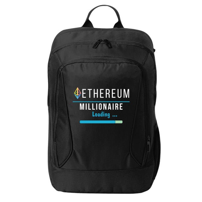 Ethereum Millionaire Loading, Blockchain, ETH Crypto, HODL ETH City Backpack