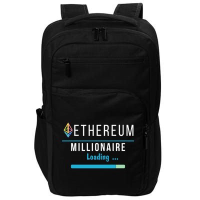 Ethereum Millionaire Loading, Blockchain, ETH Crypto, HODL ETH Impact Tech Backpack