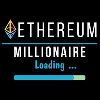 Ethereum Millionaire Loading, Blockchain, ETH Crypto, HODL ETH Button