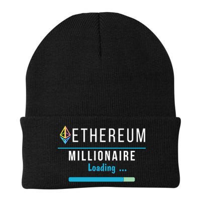Ethereum Millionaire Loading, Blockchain, ETH Crypto, HODL ETH Beanie