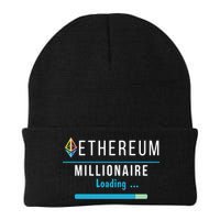 Ethereum Millionaire Loading, Blockchain, ETH Crypto, HODL ETH Beanie